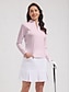 abordables vêtements pour femmes-Long Sleeve Polo Golf Shirt