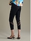 baratos Pants-Casual Modal Cropped Pants