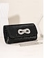 abordables Clutches &amp; Evening Bags-Rhinestone Bow Chain Clutch