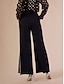 billige Pants-Rhinestone Wide Leg Pants