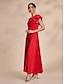 cheap Party Dresses-Satin Peplum Hem Solid Maxi Dress