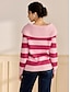 baratos todas as novas chegadas-Ribbed Knit Wool Blend Off Shoulder Sweater