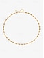 preiswerte Modische Halsketten-Gold Plated Copper Floral Choker Necklace