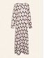 baratos Print Dresses-Graphic Satin Print Maxi Dress