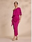 economico Abiti da festa-Satin Knotted Wrap Drop Shoulder Maxi DressKnotted Satin Drop Shoulder Maxi Dress