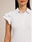 abordables vêtements pour femmes-Sleeveless Polo Golf Shirt