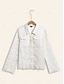 cheap Jackets &amp; Coats-Lace Button Down Pocket Shacket