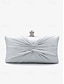 cheap Clutches &amp; Evening Bags-Champagne Satin Clutch Evening Bag