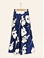 abordables jupes-Floral Ankle Length Skirt