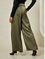 baratos Pants-Casual Wide Leg Culottes