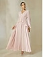 baratos Vestidos de Renda-Elegant Chiffon Ruffle Wrap Maxi Dress