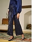 baratos Pants-Sequin Elegant Party Full Length Pants