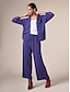 billige Two Piece Sets-Linen Drop Shoulder Pocket Shirt Set