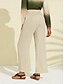 cheap Two Piece Sets-Linen Gradient Ombre Long Sleeve Two Piece Set