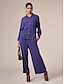 billige Two Piece Sets-Linen Drop Shoulder Pocket Shirt Set