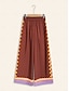 abordables Pants-Bohemian Wide Leg Culottes