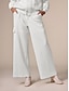 economico Pants-Wide Leg Flap Pocket Pants