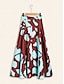 cheap Skirts-Satin Bohemia Brown Maxi Skirt