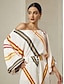 cheap Two Piece Sets-Satin Multi Color Stripe Slash Neck Blouse &amp; Wide Leg Pants Two Piece Sets