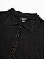 baratos Camisolas-Wool Blend Minimalist Polo Knitwear