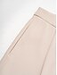 cheap Pants-Full Length Beige Casual Daily Pants