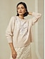 abordables Pulls-Embroidered Wool Blend Knit Pullover Sweater