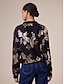 cheap Jackets &amp; Coats-Sequin Crew Neck Bomber Jacket