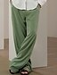 cheap Pants-Linen Baggy Elastic Beach Trousers