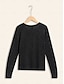 cheap Sweaters-Slash Neck Button Up Cropped Knit Top