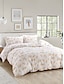 abordables Housses de Couette-High end Breathable Bedding Set Soft Polyester Duvet Cover Set