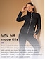 billige Women&#039;s Clothing-Long Sleeve Golf Jacket