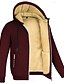 cheap Hoodies-Men&#039;s Solid Color Sherpa Zip Hoodie Sweatshirt Jacket