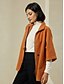 cheap Jackets &amp; Coats-Cotton Elegant Fringe Hem Fleece Lapel Jacket