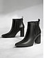 billige Boots-Stylish Faux Leather Chelsea Boots