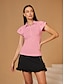 abordables vêtements pour femmes-Sleeveless Polo Golf Shirt