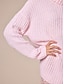 cheap Sweaters-Turtleneck Ribbed Knit Wool Sequins Drop Shoulder Casual Daily Sweater