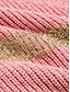 economico Maglioni-Crew Neck Chenille Ribbed Knit Sweater