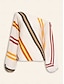 preiswerte Blouses-Elegant Striped Satin Slash Neck Blouse