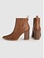 billige Boots-Stylish Faux Leather Chelsea Boots