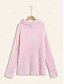 cheap Sweaters-Turtleneck Ribbed Knit Wool Sequins Drop Shoulder Casual Daily Sweater