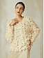 baratos Blouses-Sequin Feather Blouse