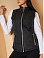 abordables ropa de mujer-Elegant Sleeveless Golf Vest