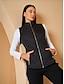 abordables ropa de mujer-Elegant Sleeveless Golf Vest