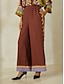 billige Pants-Bohemian Wide Leg Culottes