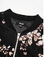 cheap Jackets &amp; Coats-Sequin Crew Neck Bomber Jacket