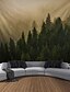 cheap Wall Tapestries-Mistry Forest Hanging Tapestry Magical Nature Green Tree Rainforest Landscape Wall Art Large Tapestry Mural Decor Photograph Backdrop Blanket Curtain Home Bedroom Living Room Decoration