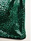 cheap Party Dresses-Sequin Mismatched Bow Long Sleeve Maxi Dress