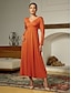 cheap Casual Dresses-Tencel Ruched Jersey Crossover Maxi Dress