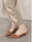 economico pumps e tacchi-Chic Patent Bow Detail Slip On Heels