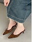 economico pumps e tacchi-Chic Patent Bow Detail Slip On Heels